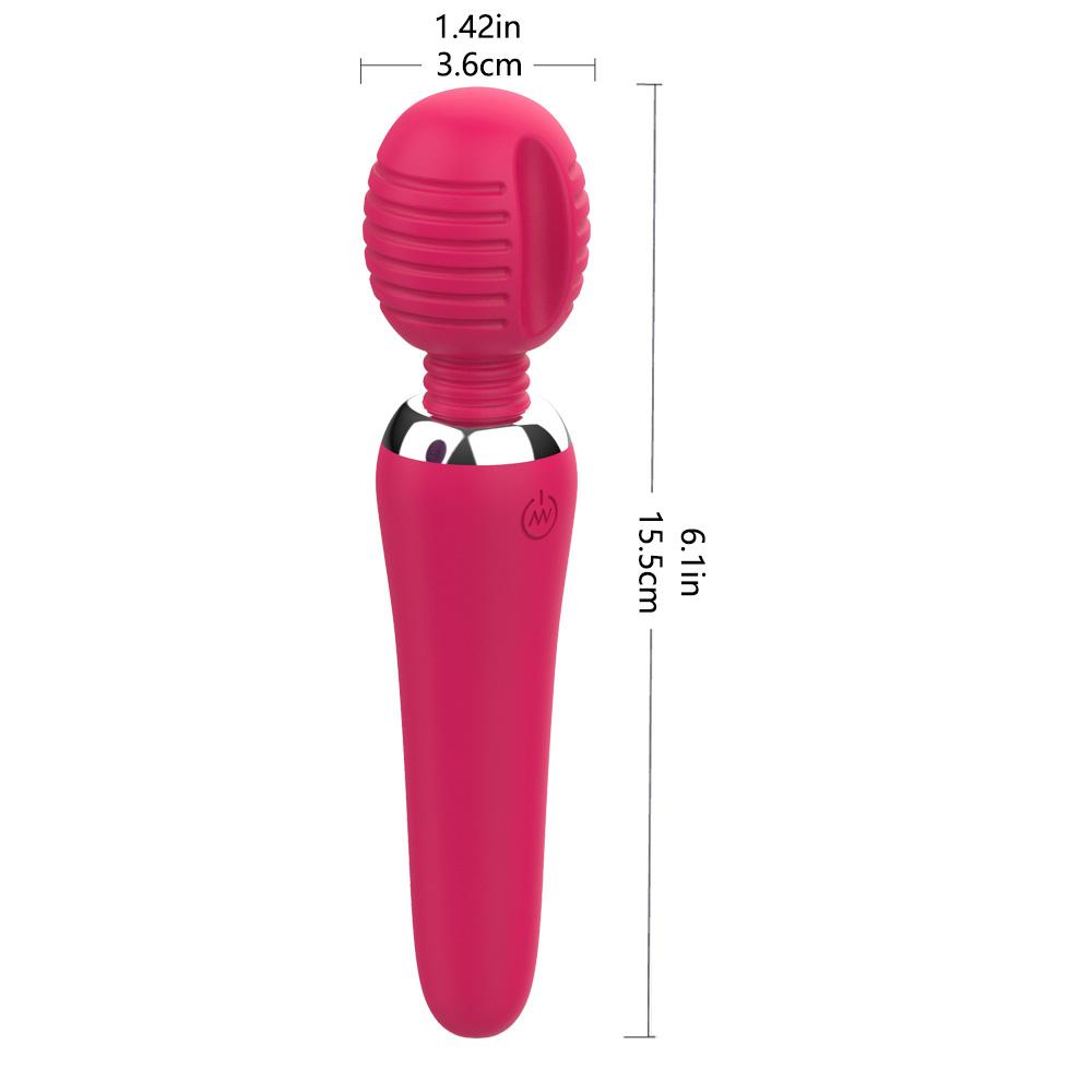 Silicone AV Stick Vibrator, Clitoral G-spot Vibrator, 10 Modes, Adult Sexy Toys, Sex Toys, Sex Toys for Ladies