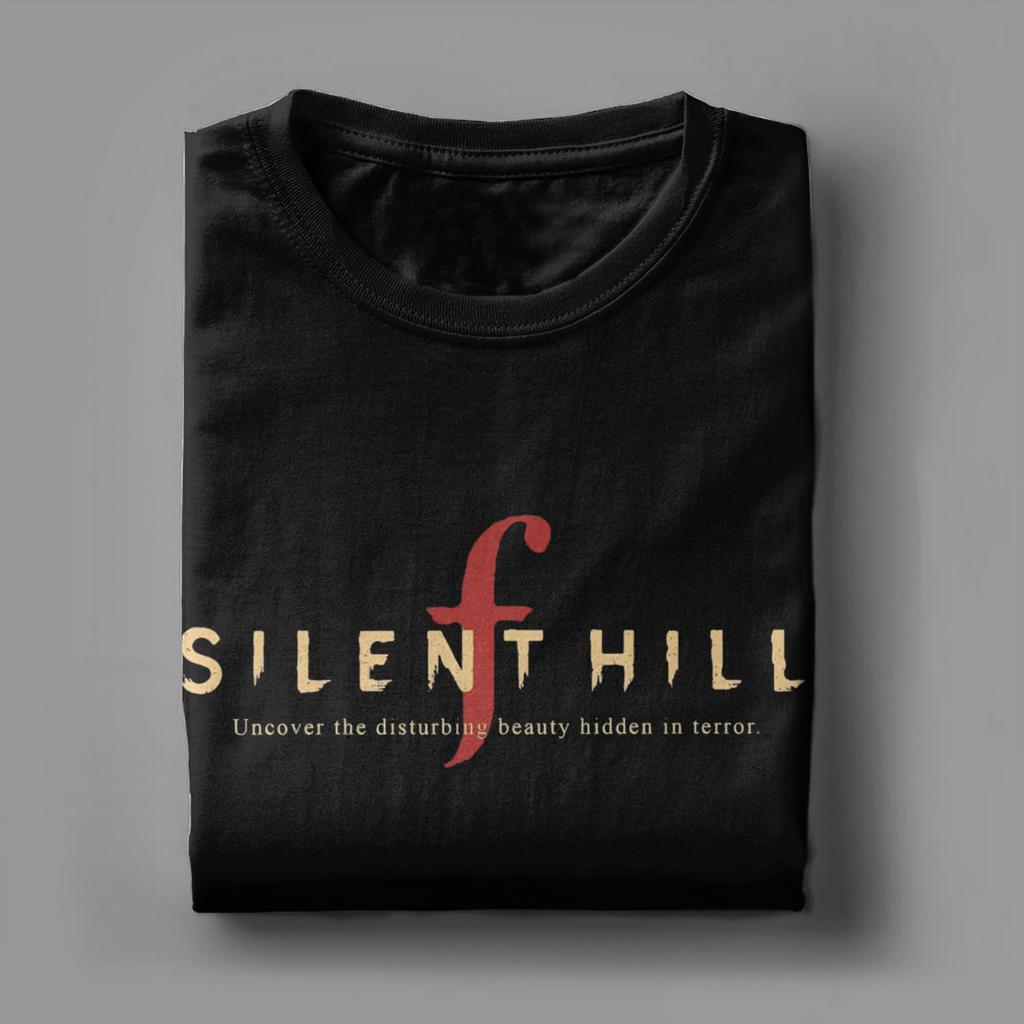 Silent Hill F Horror Game T-Shirt for Men  Fashion Cotton Tee Shirt Crewneck Short Sleeve T Shirt Party Tops