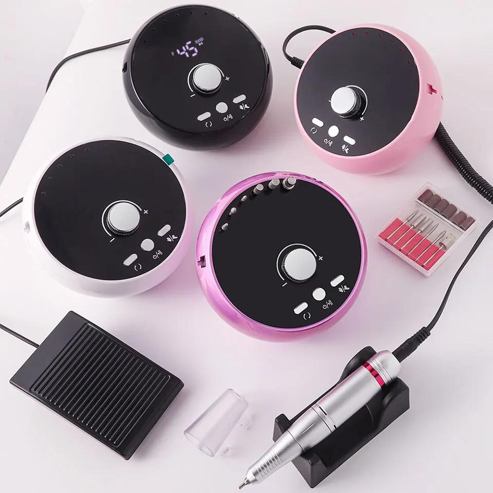 45000RPM Electric Nail Drill Professional Manicure Machine With Brushless Motor Nails Sander Set Nail Salon Polisher Equipment