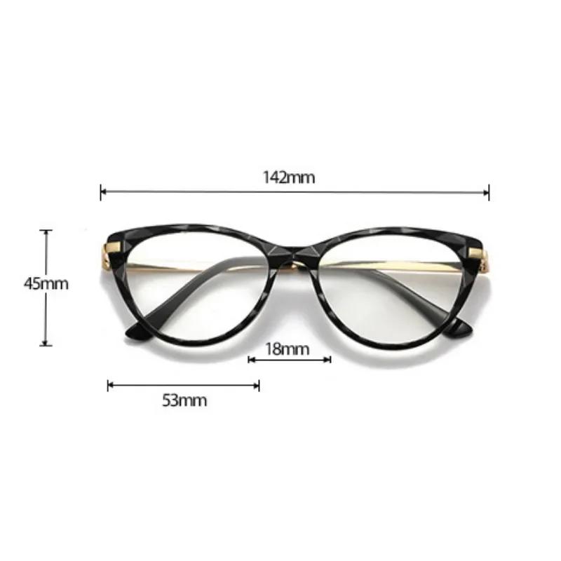 Fashion Trendy Cat Eye Sexy Sunglasses Personalized Design Transparent Eyewear New Vintage Eyeglasses Optical Frame Oculos