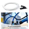 Tubo in PTFE da 10 m con clip Resistente alle alte temperature Taglio preciso Per stampanti 3D Lab P1P/P1S Basso attrito