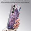Diamond Butterfly Pattern 2D Phone Case for Samsung S26 S25 S24 S23 S22 S21 S20 A56 A36 A16 Electroplated Glass Protective Cover