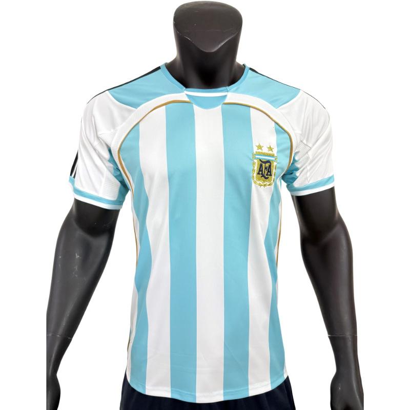 Vintage Portugal Liverpool Barcelona AC Away Germany Spain Football Jersey Short Sleeve Hair Series
