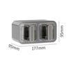 Horizontal and Vertical Dual-purpose Three-grid Seasoning Box Wall-mounted Kitchen Seasoning Spice Jar Seasoning Storage Box Set