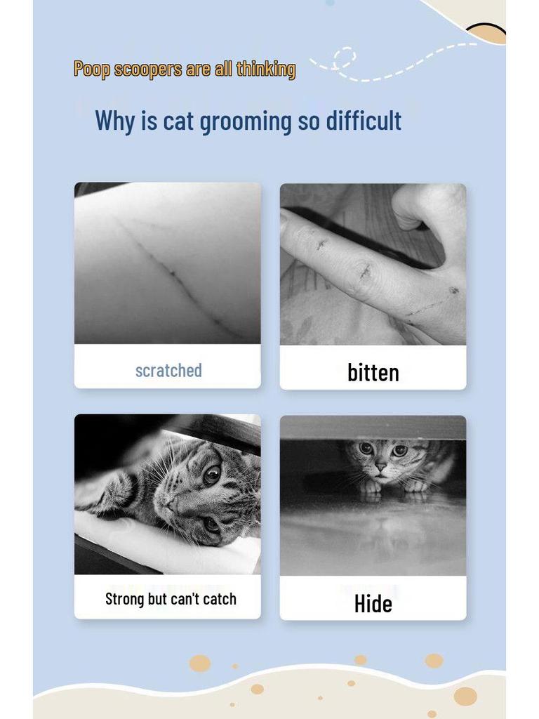 Pet Grooming Hammock for Cat & Dog Nail Trimming and Ear Cleaning