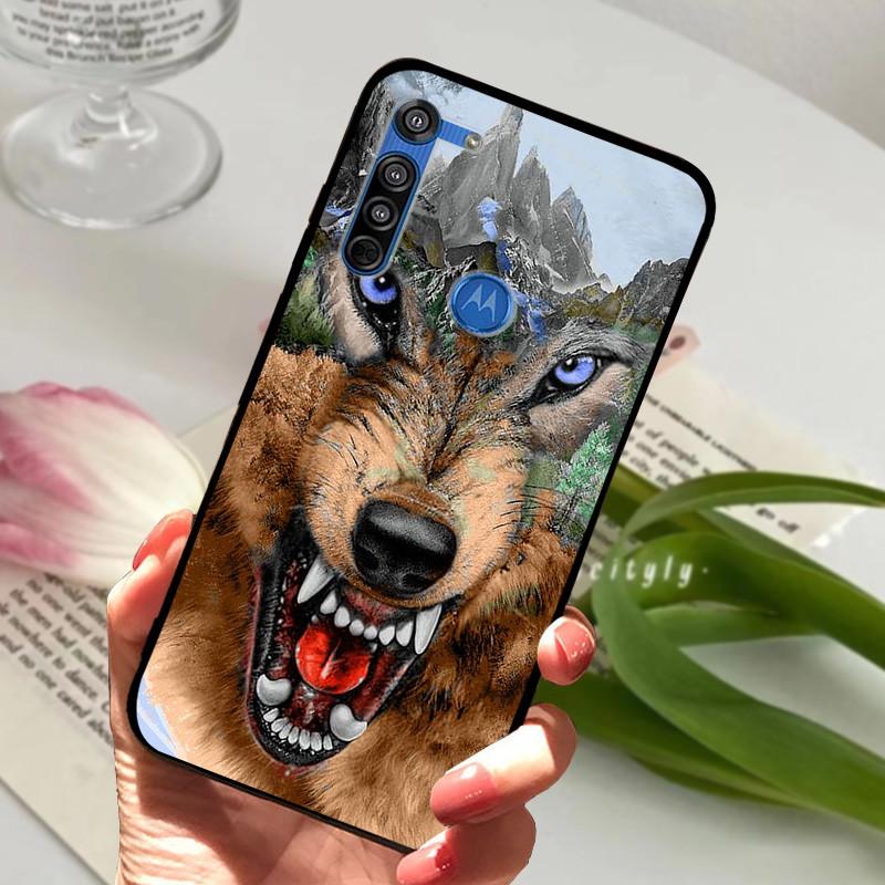 For Motorola Moto G8 Plus Case Black Silicone Cover Case for MOTO G8 Play G 8 Power Lite Fashion TPU Protective Back Cover Shell