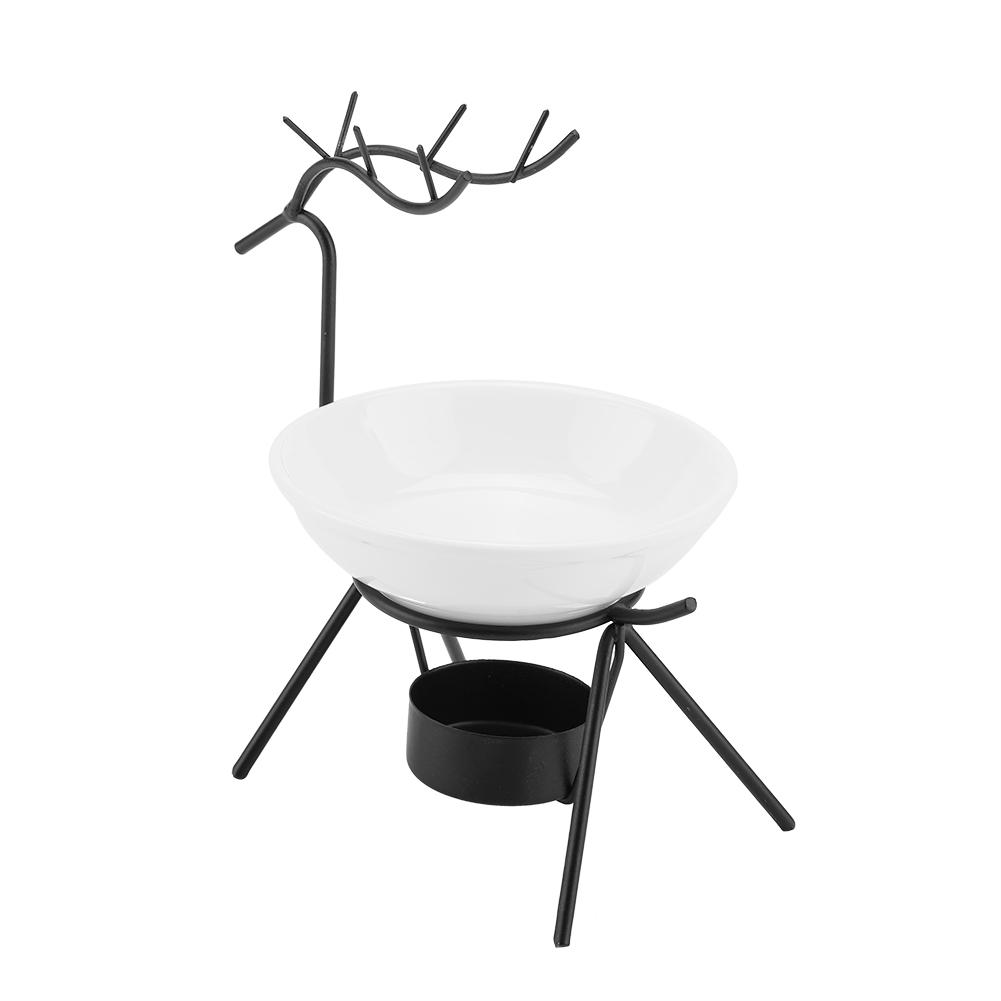 Suport lumânare arzător aromaterapie ulei esențial fier formă cerb decor casă