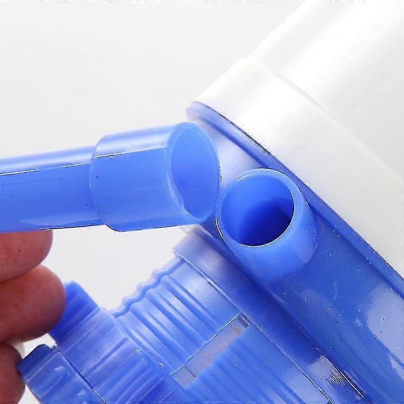 manual water bottle pump simple drinking water pump simple portable manual dispenser pump 1 piece blue