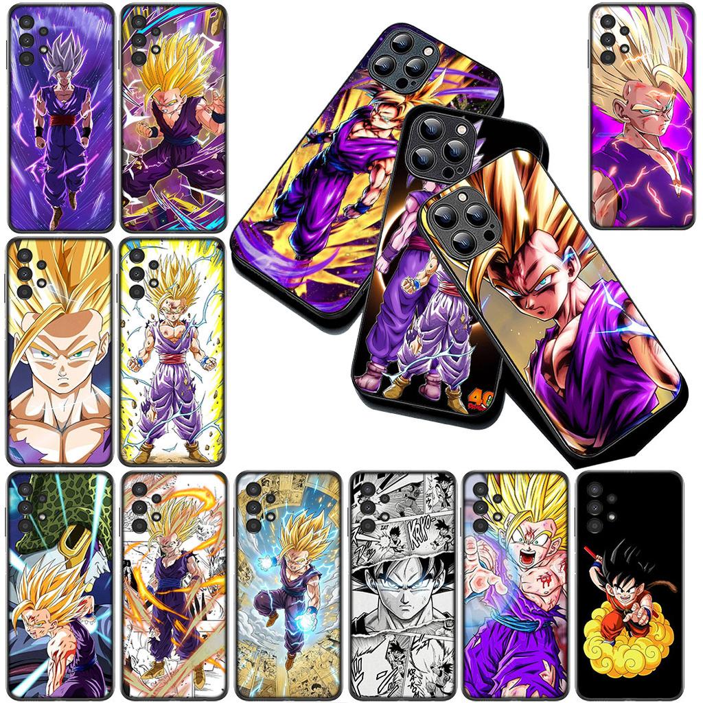 Cover for Samsung Galaxy S20 S22 S21 FE Ultra Plus A07 A17 A15 A16 A25 A57 A37 Phone Case Anime Son Gohan Dragon Gokus Ball
