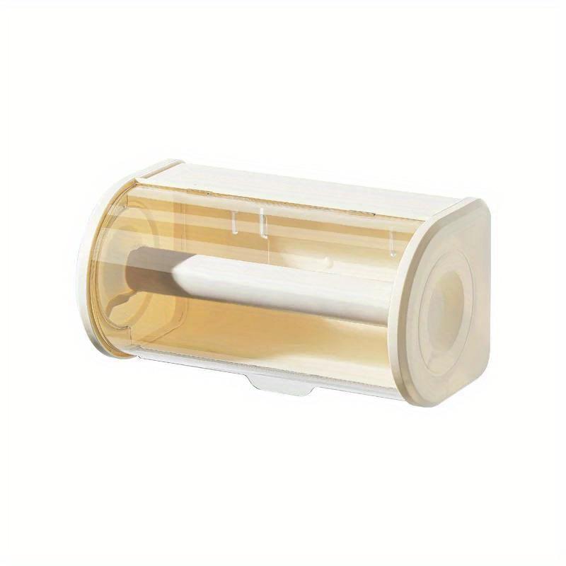 Dustproof Tissue Rack Toilet Kitchen Roll Paper Storage Box Wall-mounted Tissue Box Punch-free Paper-drawing Storage Rack