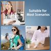 2PCS Mini Handheld Fan mit 5-Speed, 180  Faltbare Kleine Hand Fan, 3-12