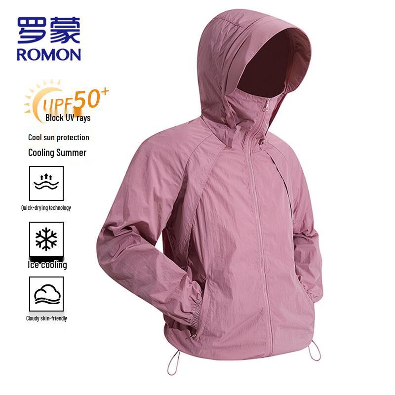 Romon Men's UPF50+ Ice Silk Sun Protection Jacket