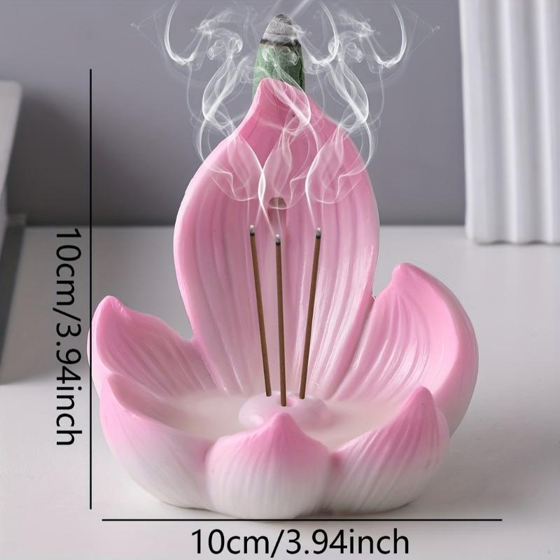 Lotus Incense Holder Suitable for Yoga Meditation And Home Decor Perfect for Christmas Halloween Thanksgiving And Eid Al-Fitr