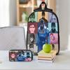3Pcs Dispatch Mecha Man Eras Tour Prints Backpack Set for Kids Pencil Boxes Bookbag Sets with Lunch Box For School Daypack
