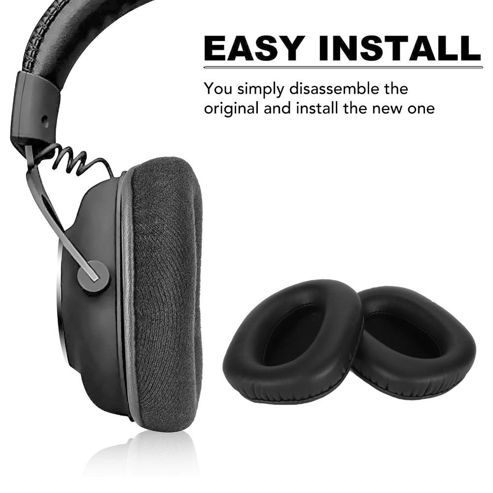2PCS Noise Isolation Replacement Earpads for Logitech G Pro X G Pro Gaming Headphones Home