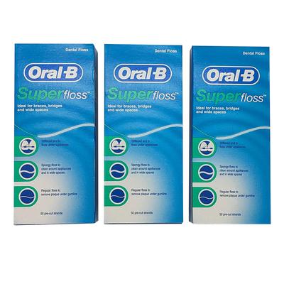 Oral B Super Floss 50 adet x 3 adet [ürün]