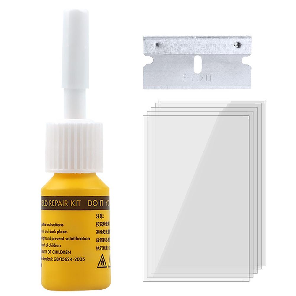 Quick Fix Car Windshield Repair Kit Windshield Crack & Scratch Glass Resin Adhesive Liquid for Car Maintenance DIY Repair Tool