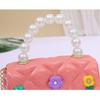 Ručne vyrobená záplata DIY mini taška reťazka crossbody taška princezná taška detská peňaženka na drobné gélová taška