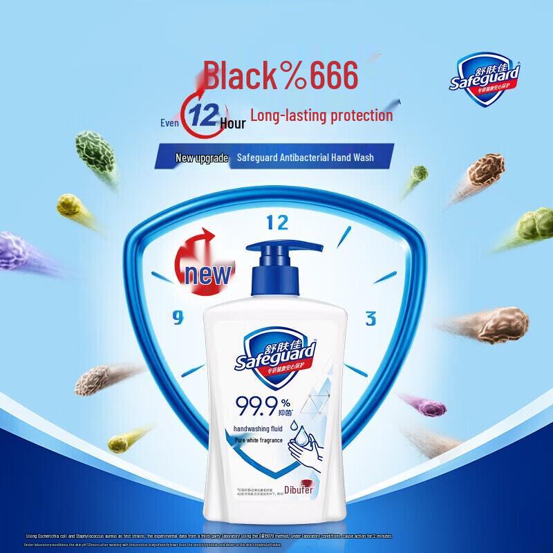 

Safeguard Antibacterial Hand Wash, Pure White Scent 450g