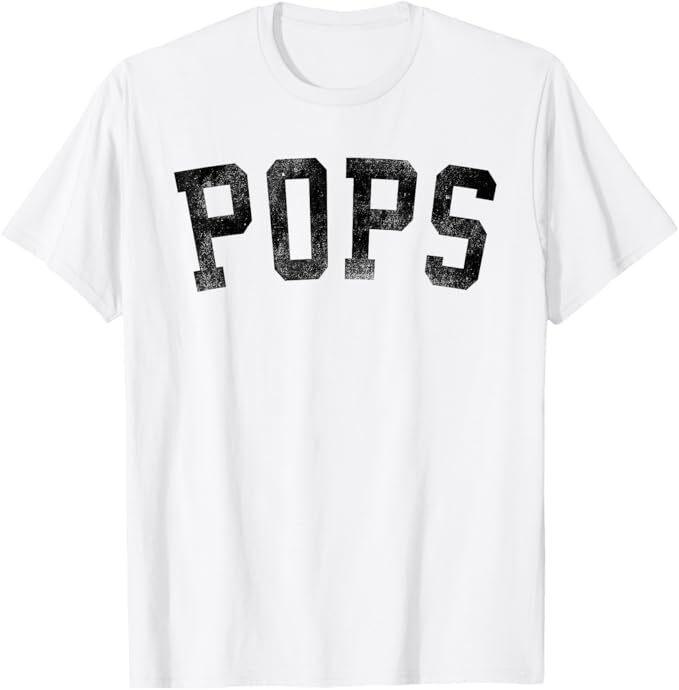 Pops - Classic Bold Font Birthday Pops T-Shirt