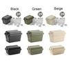 1Set Seasoning Dispenser Bottle Outdoor Storage Box Picnic BBQ Portable Sundries Box Plastic Jar Spice Storage Bag