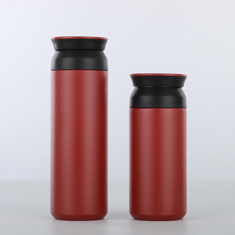 Double-layer Stainless Steel Vacuum Flask for Men and Women Coffee Cup Student Water Cup