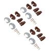 Drawer Slides Repair Kit ABS Robust Construction Easy To Install Drawer Guide Glide for Furniture