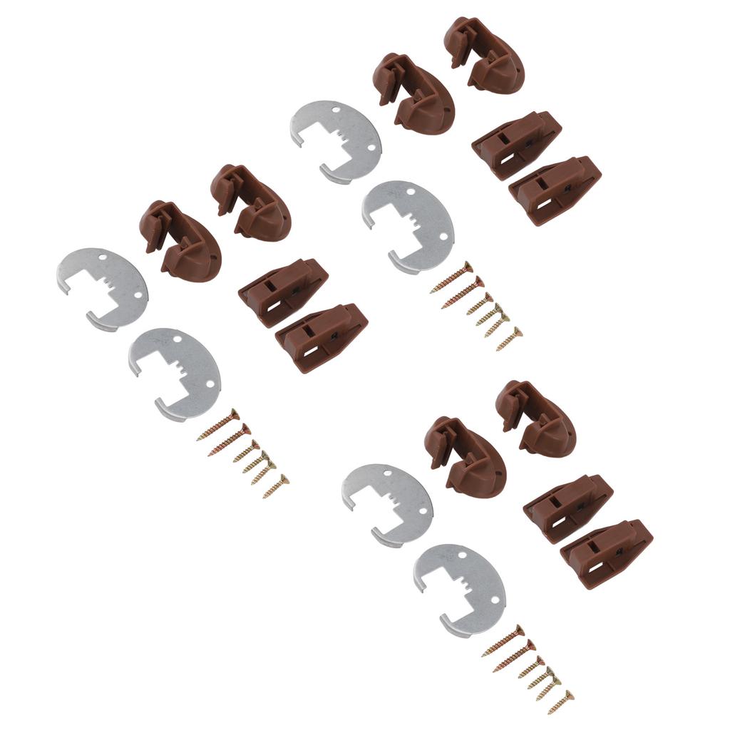 Drawer Slides Repair Kit ABS Robust Construction Easy To Install Drawer Guide Glide for Furniture