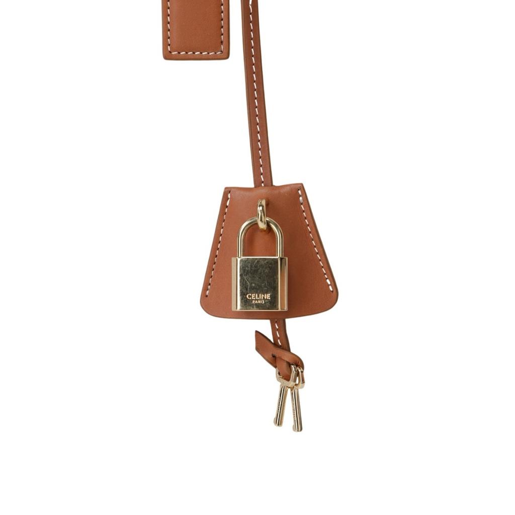 Celine Horizontalkava Tote Bag Canvas White Women 190062BNZ Used