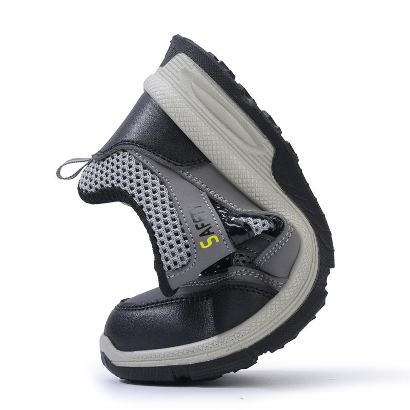 Neue Mode Sommer Arbeitssicherheitsschuhe Sneaker Anti-Quetsch Anti-Durchstich Weich Rutschfest Verschleißfest Herrenstiefel Schuhe