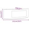 VidaXL Appliques murales d'extérieur 2pcs argenté acier inoxydable, éclairage mural d'extérieur, lampe murale de jardin, 4006303