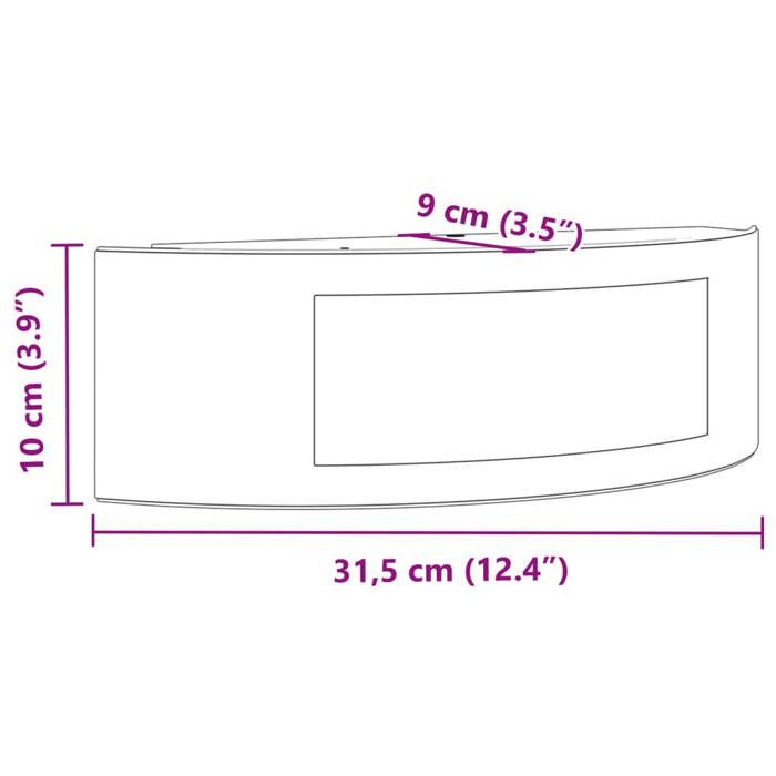 VidaXL Appliques murales d'extérieur 2pcs argenté acier inoxydable, éclairage mural d'extérieur, lampe murale de jardin, 4006303