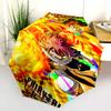Fairy Tail Extreme Magic Dance Folding Umbrella Suitable For All Seasons 8 Paraphenoid Bones Gift Umbrella Outdoor