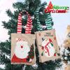 Christmas Gift Bag Decoration Supplies Present Apple Bag Christmas Eve Candy Bag Santa Claus Tote Bag for Holiday Party Favor