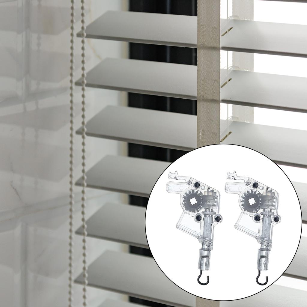 Acrylic Blind Wand Tilter for 1-1/2inx2-1/4" Headrail, Durability Window Treatments Opening For Privacy Control