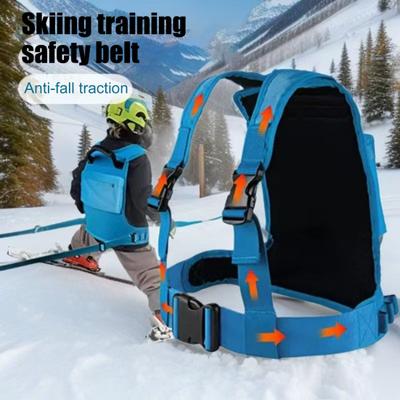 Kids Ski Training Harness with Leash Heavy Duty Teach Child Speed Control Beginner Snowboarding Skiing Auxiliary Trainer Traction Safety Belt