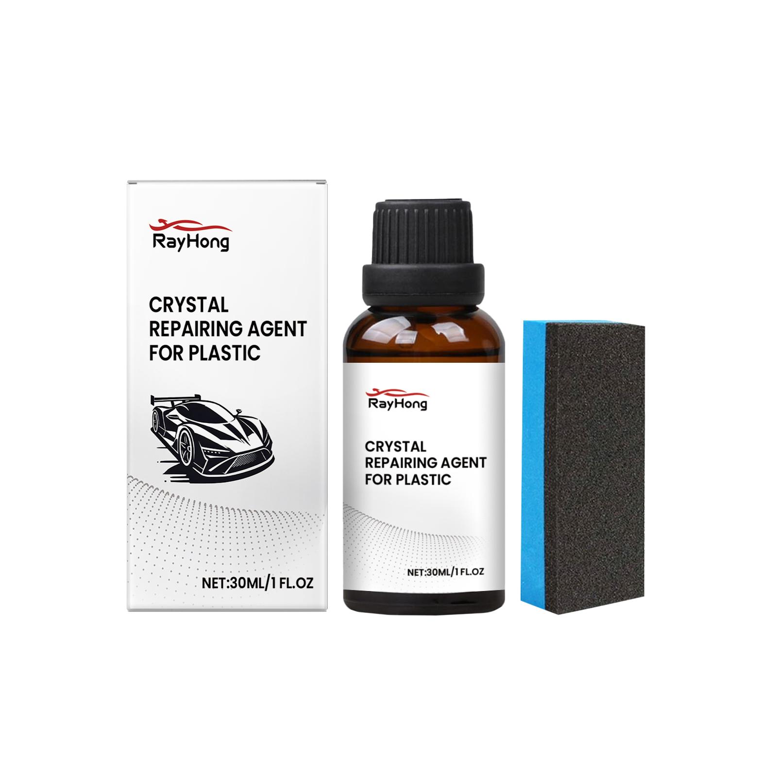 

Rayhong 30ml Automotive Plastic Coating Agent Protective Coating Agent Plastic Refurbishment Gloss Maintenance Coating Agent Set