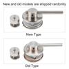 Bathroom Toilet Privacy Door Rotating Bolt Lock Hardware with Vacant Engaged Indicator Privacy Door Indicator Lock