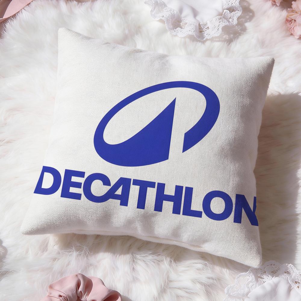 Hot D-Ddecathloned Cushion Cover Soft Washable Pillow Case Multi-Scene for Couch Bed Travel Office Use