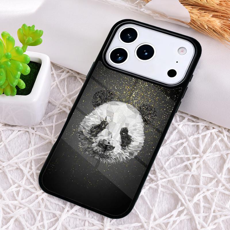 Cute Panda Fashion Phone Case for iPhone 17 Air 16 15 11 12 14 13 Pro Max Shockproof Cover