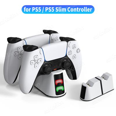Fast Dual Charging Station For Playstation 5 Controller Handle Charger Dock for PS5 Slim Gamepad Accessories