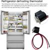 W10225581 Refrigerator Defrost Thermostat Replace 2315504, 2317087, 2319914, 2321799, 2321802, 4387498 for Whirlpool, for Kenmore, for KitchenAid,