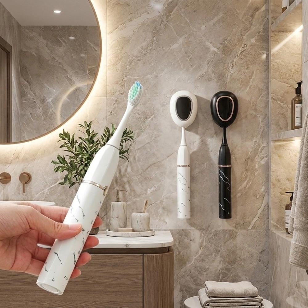 Waterproof Smart Toothbrush Rack Wall-Mounted Toothbrush Intelligent Drying Rack Bathroom