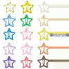 Colorful Star Hair Clips: Cute, Small, Five-Pointed Star BB Clips for Girls' Hair
