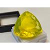 Natural Neon Yellow Opal For Trillion Cut 64 Ct Beautiful Loose Gemstone