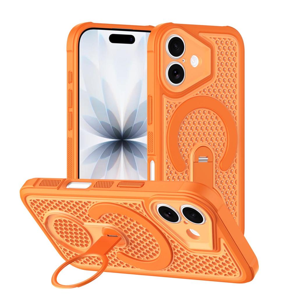 iPhone 17 Pro Max Magnetic Cooling Case with 360 Stand, Compatible with Apple 16/15, Full Coverage Protection for 14