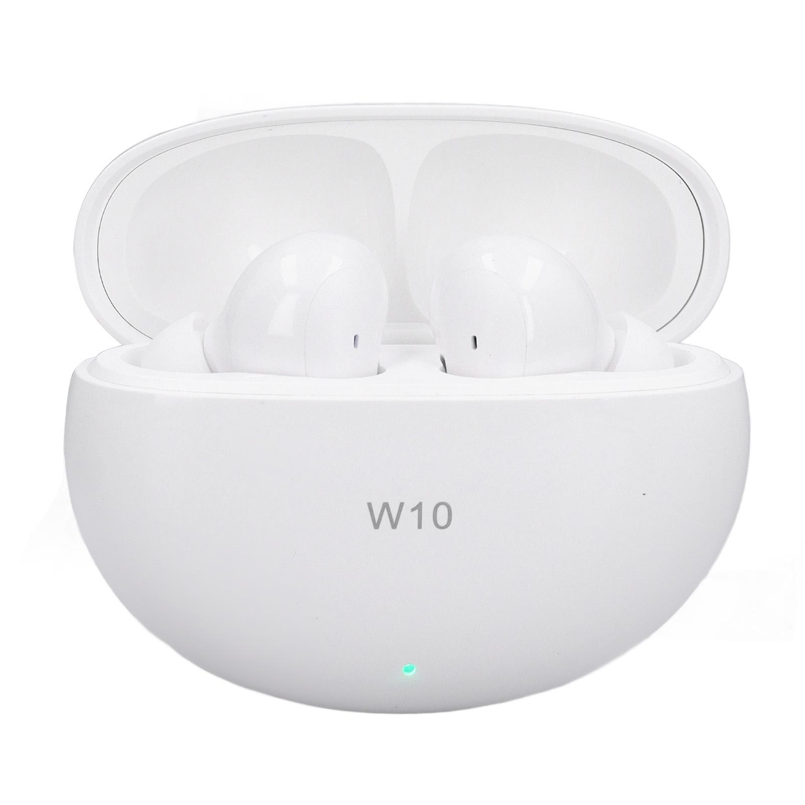 

Wireless Earbuds White 40Hrs Playtime Hi Fi Stereo Deep Bass Bluetooth 5.3 EDR IPX7 Waterproof with