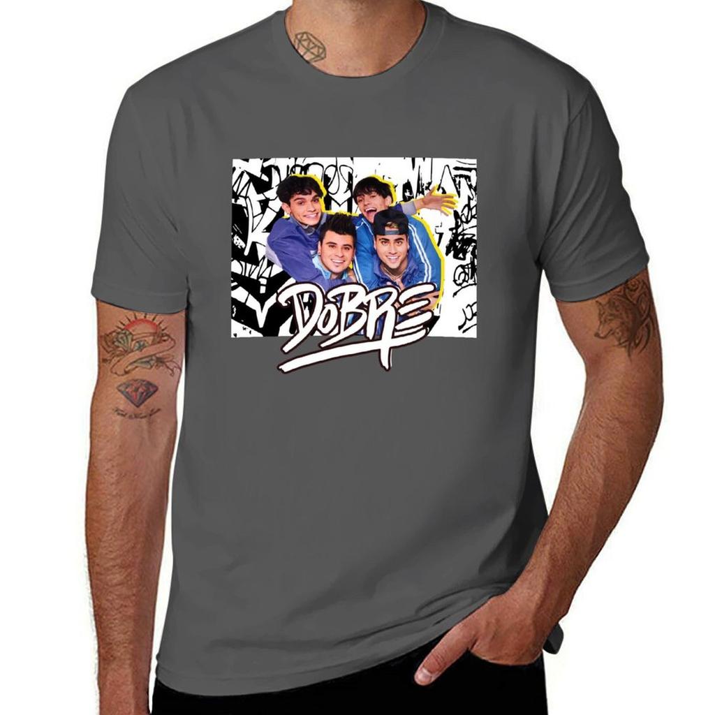 Dobre Brothers T-Shirt Übergröße Basic Baumwoll-T-Shirt