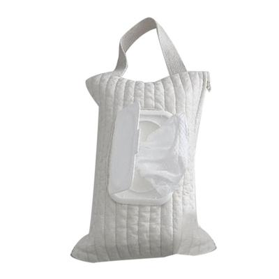 Car Tissue Box Tissues Case Holder Tissue Boxes Holder Stroller Tissue Bags Wet Wipes Paper Storage Organiser Handle Strap