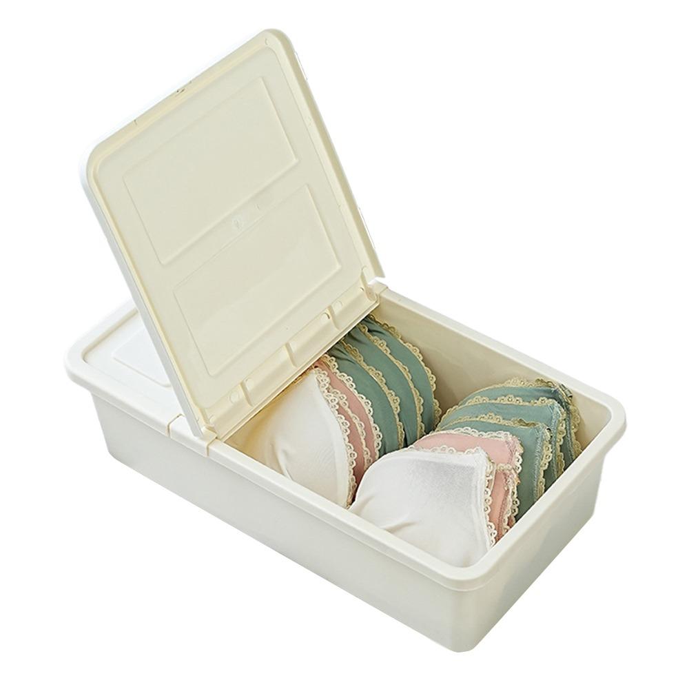 

Белый ящик для хранения нижнего белья, утолщенные ячейки, органайзер для трусов, высокая нагрузка, установка не требуется, органайзер для шкафа